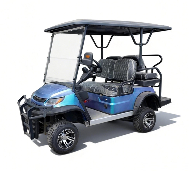 KD Style Two Seats Front And 2 Seats Back Off Road Mini Utility Wholesale Electric Golf Cart (WINNER-GC-KD 2S+2S)