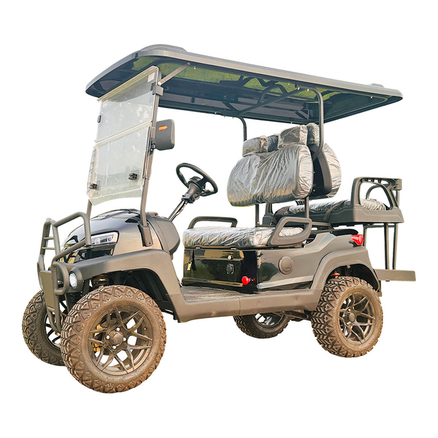 C Style Two Seats Front And 2 Seats Back Off Road Mini Utility Wholesale Electric Golf Cart (WINNER-GC-C 2S+2S)